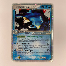 FERALIGATR EX 103/115 HOLO EX UNSEEN FORCES HP DMG POKEMON - Image 1