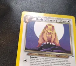 Dark Ursaring 21/105 Neo Destiny Regular Rare Pokemon Card MP - Image 2