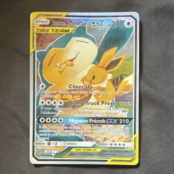The Pokemon Company Eevee & Snorlax GX SM169 Promo Full Art Holo 270 HP English - Image 2