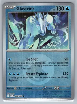Glastrier (Energy Symbol) 054/217 Holo Ascended Heroes Pokemon Reverse Holo NM - Image 1