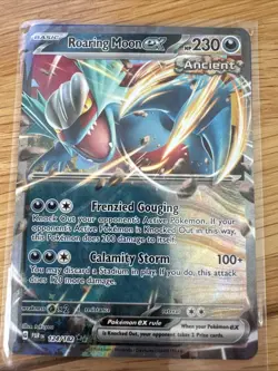 Pokemon TCG Roaring Moon EX Card 124/182 Paradox Rift NM Condition - Image 1