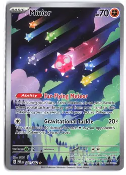 Minior 201/182 Illustration Rare Paradox Rift Pokemon - Image 1