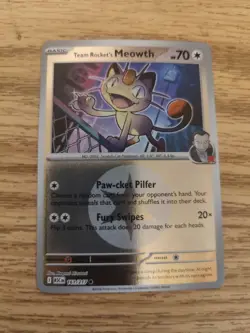 Team Rocket's Meowth (Energy Symbol) 161/217 Ascended Heroes Reverse Holo #2 - Image 1