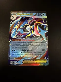 Mega Greninja ex Pokemon Chaos Rising 022/083 English NM In hand - Image 2