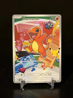 Charmander MEP 038 Pokemon First Partner Illustration Black Star Promo - Image 1