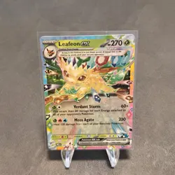 Pokemon TCG Prismatic Evolutions Double Rare Holo Leafeon ex 006/131 - Image 1