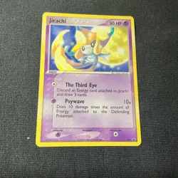 Pokemon TCG Jirachi Movie Black Star Promo #021 Light Play - Image 1