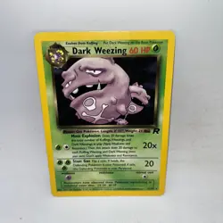 Dark Weezing 31/82 Rare Team Rocket Pokemon Unlimited Lightly Played - Image 1