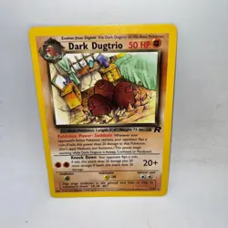 Dark Dugtrio 23/82 Rare Team Rocket Pokemon Unlimited Lightly Played - Image 1