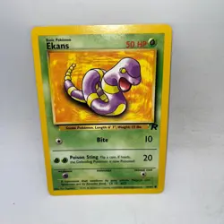 Ekans 56/82 Common Team Rocket Pokemon Unlimited Lightly Played - Image 1