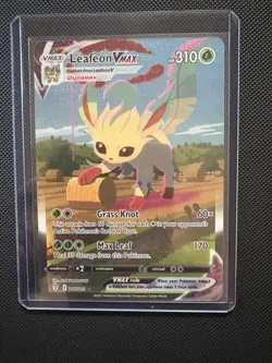 The Pokemon Company Leafeon VMAX 205/203 Evolving Skies Alt Art Secret Holo - Image 1