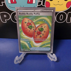 The Pokemon Company Buddy-Buddy Poffin 163/162 Reverse Holo Uncommon EN Trainer - Image 1