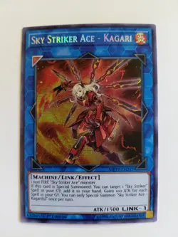 Yu-Gi-Oh! Sky Striker Ace - Kagari - MP19-EN257 - Prismatic Secret Rare - 1st Ed - Image 1