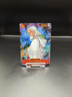 ONE PIECE TWO LEGENDS ENGLISH SILVERS RAYLEIGH OP08-118 SEC ALT ART - Image 1