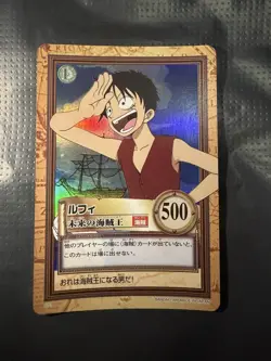 One Piece Carddass Hyper Battle Luffy C01 First Stage Japanese 1999 Rare - Image 1