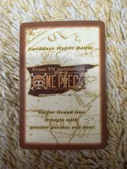 1999 Bandai One Piece Carddass Hyper Battle C01 Luffy Rookie Holo NM - Image 2