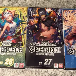 One Piece Starter Decks (Lot of 4) Brand New Sealed English ST 28 25 27 22 - Image 4