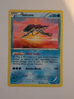 Pokemon TCG Suicune Holo Rare Card Breakpoint 30/122 MP - Image 1