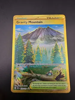 Pokemon TCG Gravity Mountain 250/191 Sv08: Surging Sparks Holo Card - Image 1