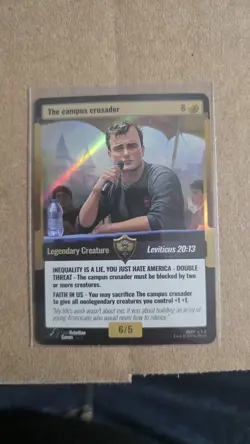 Card Rebellion Games The campus crusader Legendary Creature Holo 2025 1st Editi… - Image 1