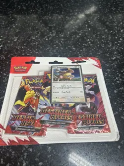 Pokemon Cards - S&V: Destined Rivals - KANGASKHAN BLISTER PACK (3 Boosters+) - Image 1
