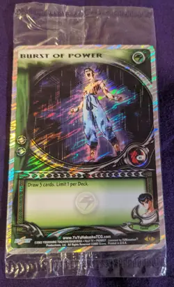 2003 Yu Yu Hakusho Ghost Files Foil Burst of Power TCG Card Ungraded SIP RARE - Image 1