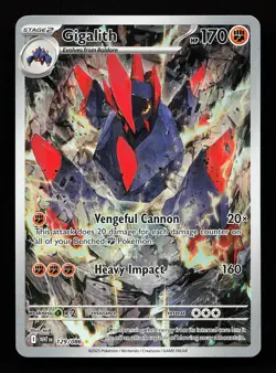 Gigalith 129/086 Illustration Rare White Flare Pokemon Card - Image 1