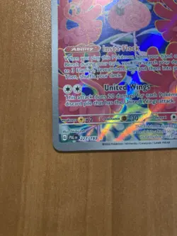 Pokemon Paldea Evolved Flamingo Illustration Rare Holo Card 227/193 TCG NM - Image 2