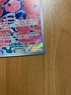 Pokemon Paldea Evolved Flamingo Illustration Rare Holo Card 227/193 TCG NM - Image 3