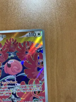 Pokemon Paldea Evolved Flamingo Illustration Rare Holo Card 227/193 TCG NM - Image 4