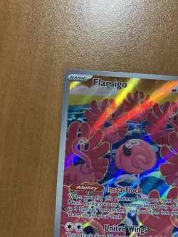 Pokemon Paldea Evolved Flamingo Illustration Rare Holo Card 227/193 TCG NM - Image 5