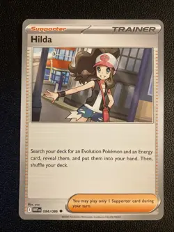 Hilda 084/086 Uncommon Trainer Scarlet & Violet: White Flare NM/LP Pokemon Card - Image 1