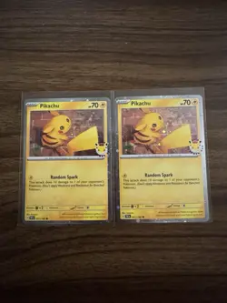 Pikachu (Pokemon Day 2026) Common Holo Miscellaneous Cards 051/162 NM x 2 - Image 1