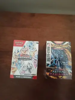 Prismatic Evolutions Booster Bundle& Astral Radiance Box! Total 100 Cards! - Image 1