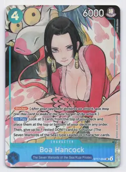 Boa Hancock Illustration Box Vol.1 Foil SR One Piece Promotion Cards ST17-004 NM - Image 1