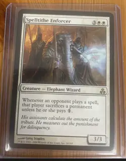 Spelltithe Enforcer 18/165 Guildpact MTG Rare NM White Stax Tax Card - Image 1