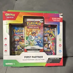 Pokemon TCG First Partner Illustration Collection Series 1 Box 9 Cards 2021 EN - Image 1
