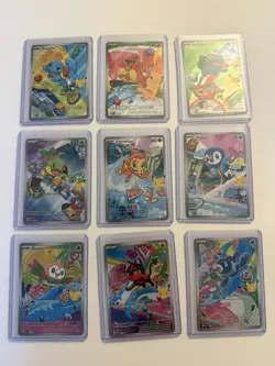 Pokemon 2026 First Partner Illustration Collection Series 1 Promo Set (9 Cards) - Image 1