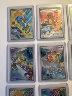 Pokemon 2026 First Partner Illustration Collection Series 1 Promo Set (9 Cards) - Image 3