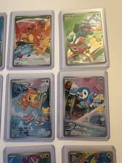 Pokemon 2026 First Partner Illustration Collection Series 1 Promo Set (9 Cards) - Image 5