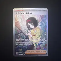Erikas Invitation 203/165 Pokemon TCG Scarlet and Violet 151 Sir Hyper Rare Card - Image 2