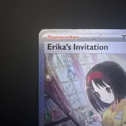 Erikas Invitation 203/165 Pokemon TCG Scarlet and Violet 151 Sir Hyper Rare Card - Image 4