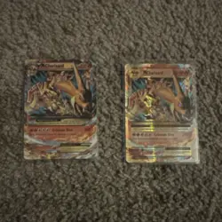 Pokemon TCG Foil Card Lot - MCharizard, MCharizardEX - 2 Cards - Image 1