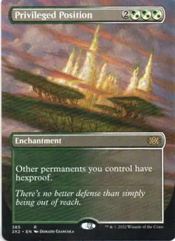 MTG: Double Masters 2022: Borderless Privileged Position: LP Condition - Image 1