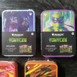 Magic The Gathering Teenage Mutant Ninja Turtles Mini Tin Set Of 5 - TMNT 🐢 - Image 3