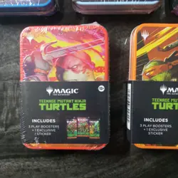 Magic The Gathering Teenage Mutant Ninja Turtles Mini Tin Set Of 5 - TMNT 🐢 - Image 4