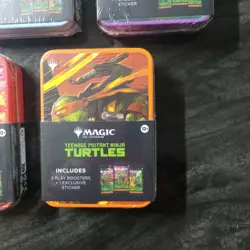 Magic The Gathering Teenage Mutant Ninja Turtles Mini Tin Set Of 5 - TMNT 🐢 - Image 5