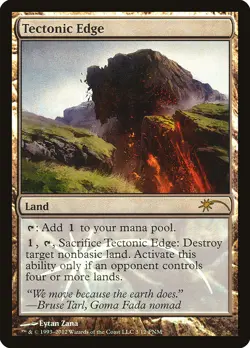 Tectonic Edge [Friday Night Magic 2012] Magic MTG - Image 1