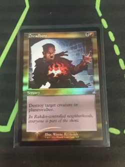 MTG Magic The Gathering Dreadbore Foil Retro Frame Rakdos Removal Commander - Image 1