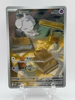 Espurr #95 Illustration Rare Pokemon TCG 2026 Perfect Order Near Mint NM - Image 1